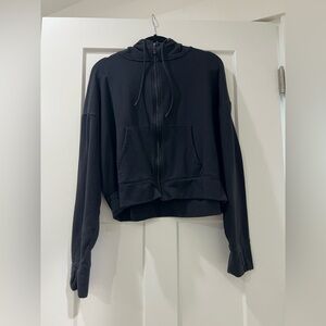 All in Motion Black Women's Cropped Hoodie